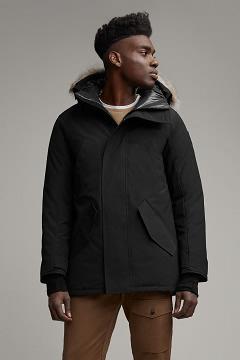Chamarras Canada Goose Hombre Outlet - Edgewood Abrigos Black Label Negros ZR3086754